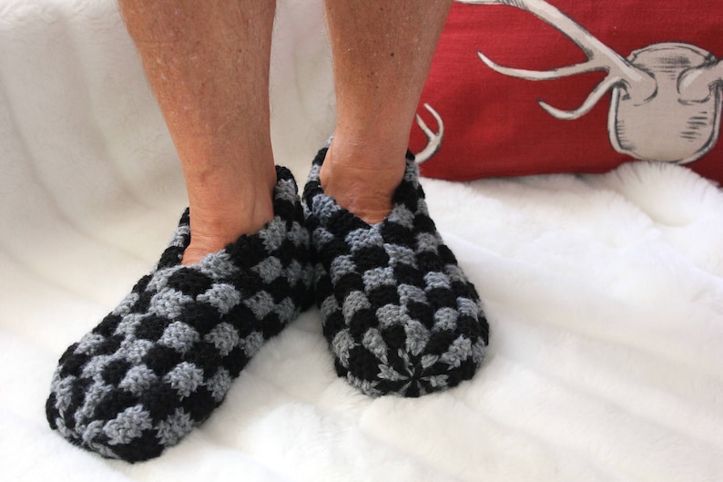 Pantoufles tricot homme / knit slippers men / cadeau pour Etsy Canada Pantoufles tricot homme / knit slippers men / cadeau pour Etsy Canada