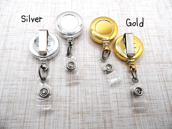 Airplane Silver Tone/gold Tone Retractable Badge Reel, Aviation ID Badge  Holder, Key Holder, 5 Colors, NOT A TOY, Read Description Please 