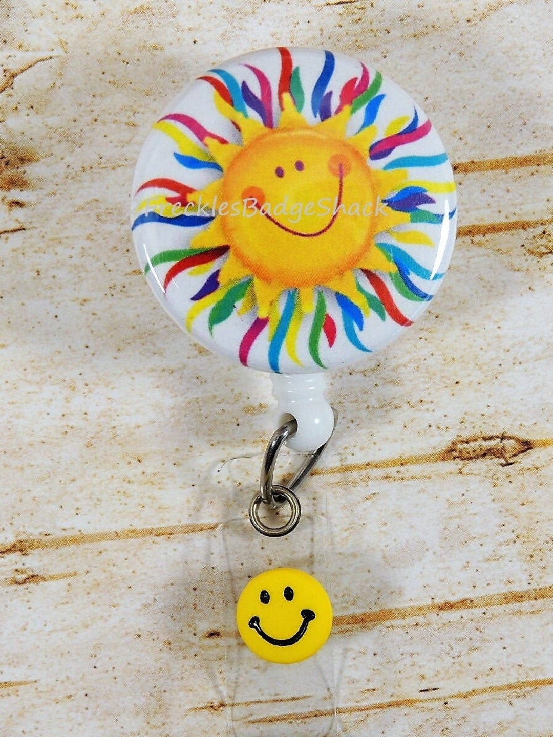 Generisch Lot De 30 Porte-clés Souriants En émail Et Alliage Doré - Porte- Clés - Couleurs Smiley - Pendentif Visage Souriant