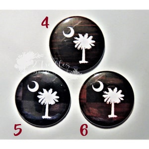 Palm Tree, Beach, Ocean, Night at the Beach, Moon, Palmetto Tree Retractable Badge Reel, ID Badge Holder, Key Holder, Mask Holder, Carabiner image 3