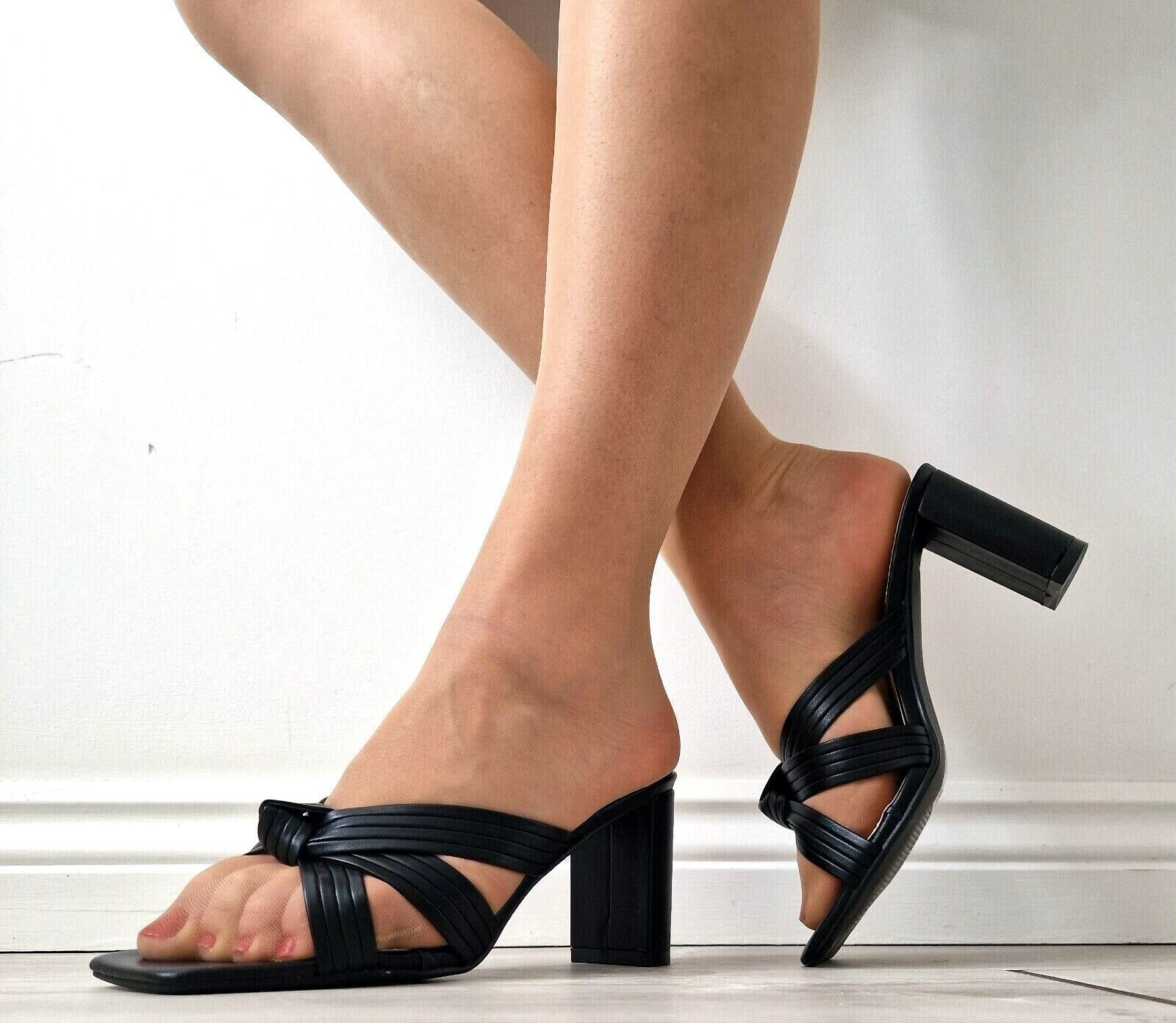 Slingback mules hot sale open toe