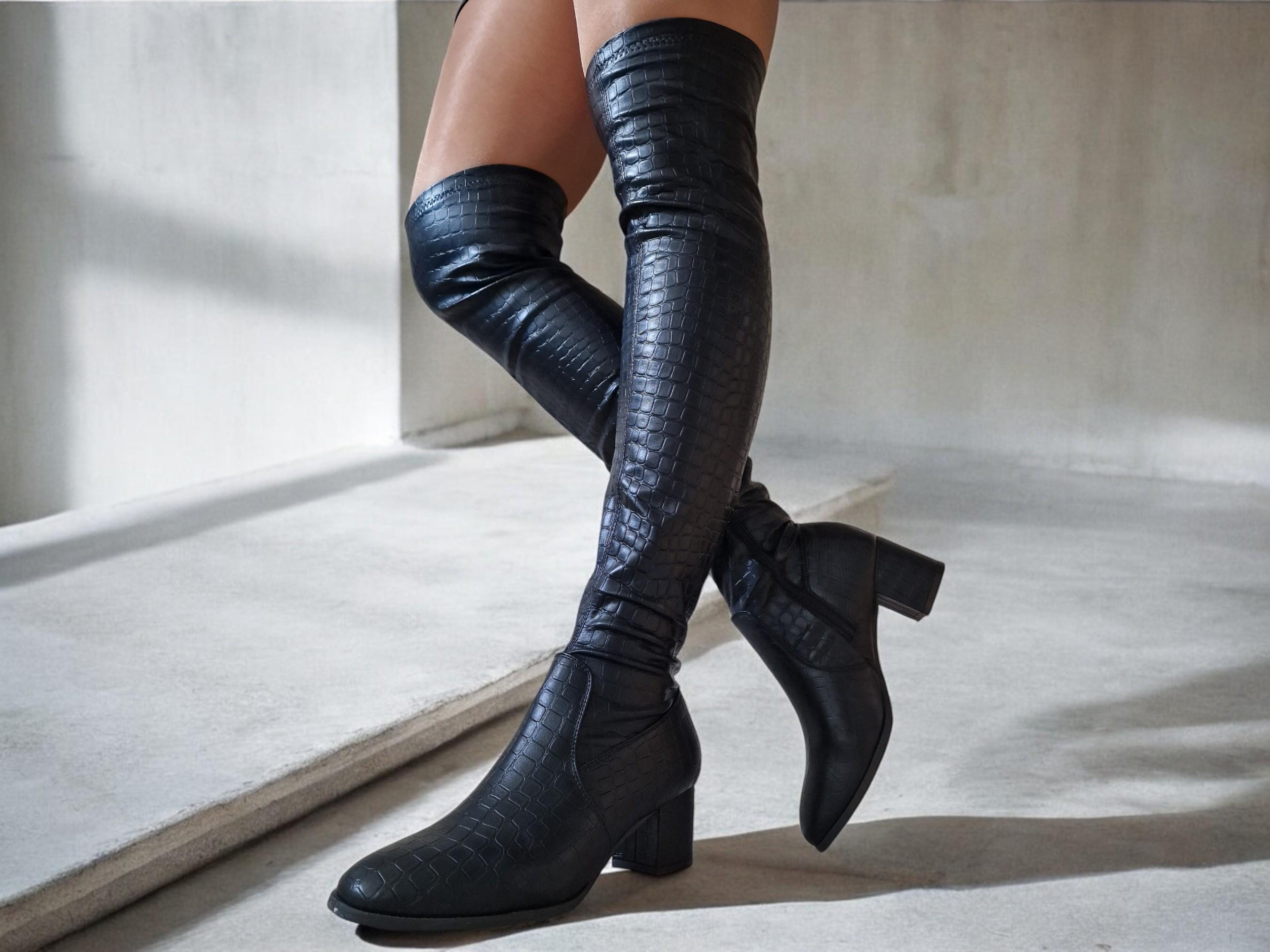 Knee High Boots Croc UK