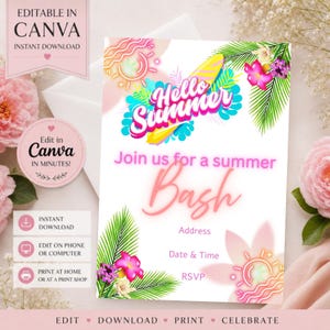 Invito digitale per la festa estiva