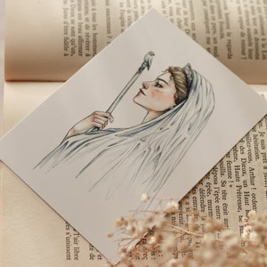 Illustration carte A6 "Héra"