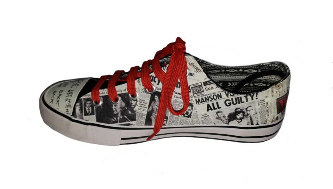 SERIAL KILLER SHOES John Wayne Gacy Jeffrey Dahmer Ted Bundy Etsy
