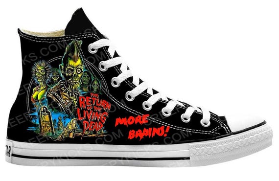 Living Dead Converse High Tops Custom Scary Horror Shoes for Birthday Christmas Gift for Mom Dad Him Her Great Sneakers for Halloween Etsy Canada