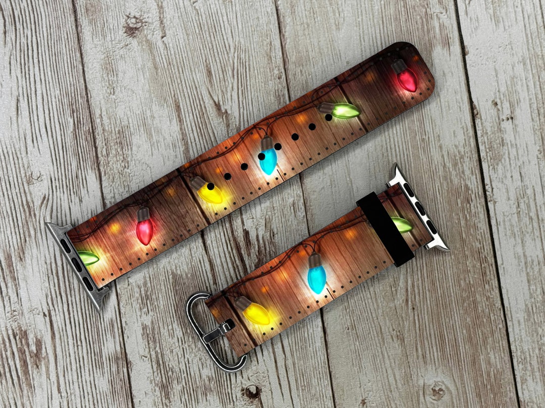 Christmas Lights Apple Watch Holiday Band Compatible With 38mm Etsy