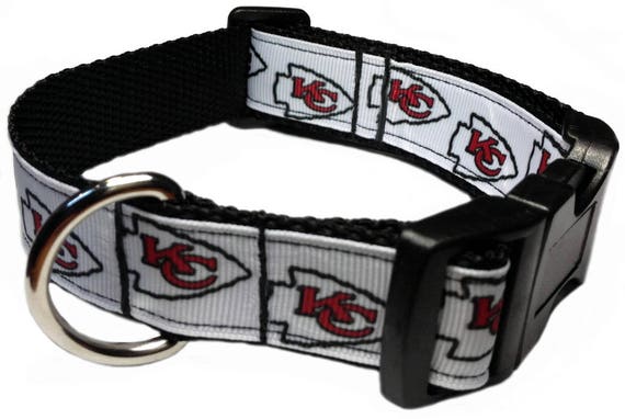 Kansas City Chiefs Dog Collar | Etsy