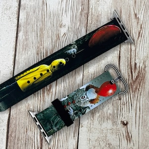 Scary Clown Apple Watch Band 38mm - 49mm iWatch Series 9 Ultra 8 7 6 5 4 3 2 1 SE