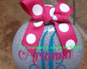 Personalized Christmas ornaments