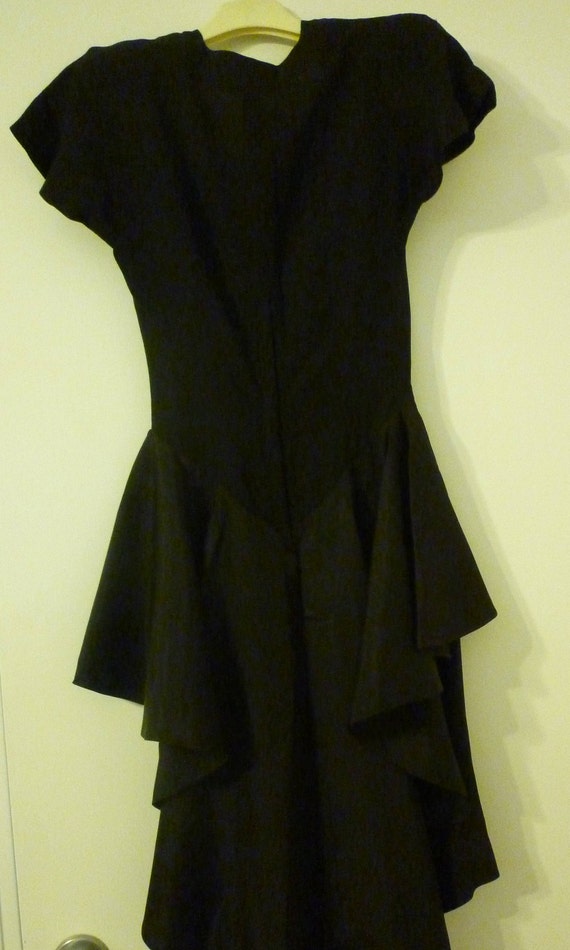 Kay Collier original vintage black dress