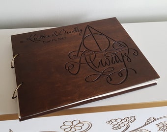 harry potter baby shower guest book