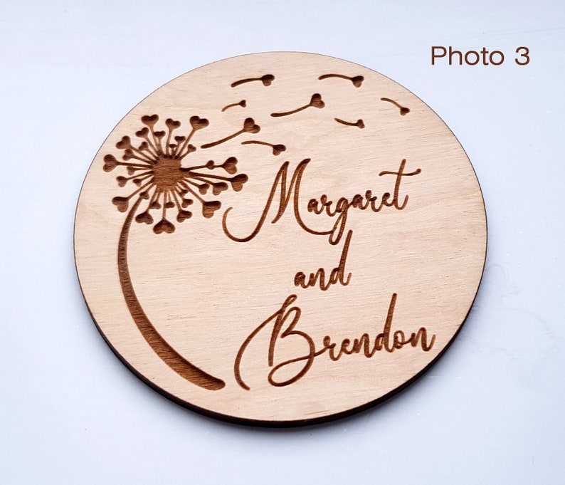 Personalized Wedding Coasters Personalized Rustic Wedding Etsy