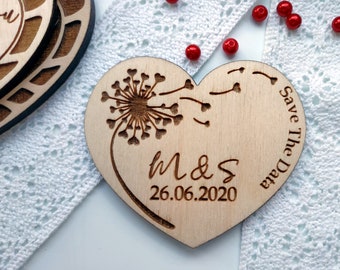 Monogram Thank you Wedding Favors Tag Personalized Save The Date Wood Wedding Save The Date Magnet Rustic Wooden Favor Tag for Guests Magnet