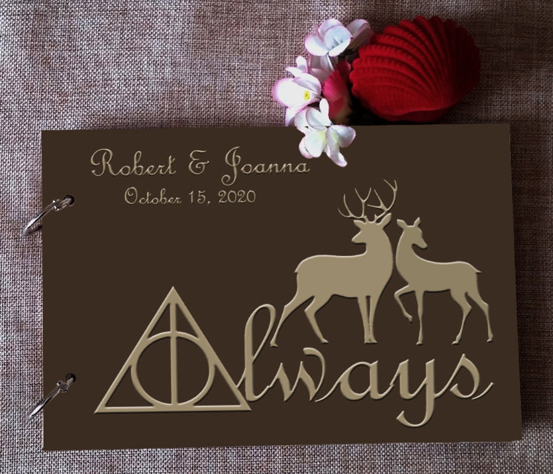 Personalized Guest Book Wood Engraved Guest Book Rustic Etsy