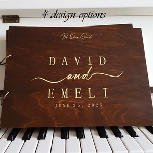 Bruiloft gastenboek Gepersonaliseerde fotoscrapbook Rustiek bruiloft gastenboek Houten gastenboek Bruiloft houten gastenboek Bruiloft fotoalbum 4x6