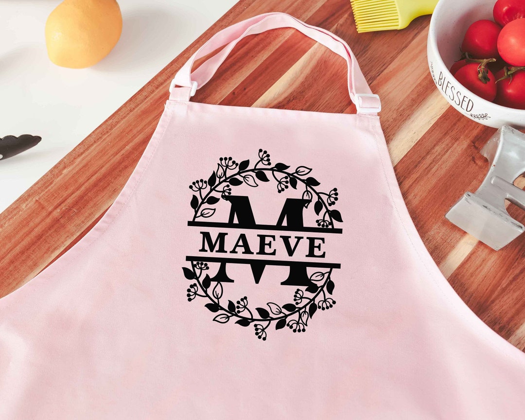 Personalized Cotton Apron: Custom Monogram Cooking Apron - Etsy