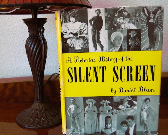 洋書 A Pictorial History of the SilentScreen Hardcover Book, Pictorial History of Silent Screen, 1953 First