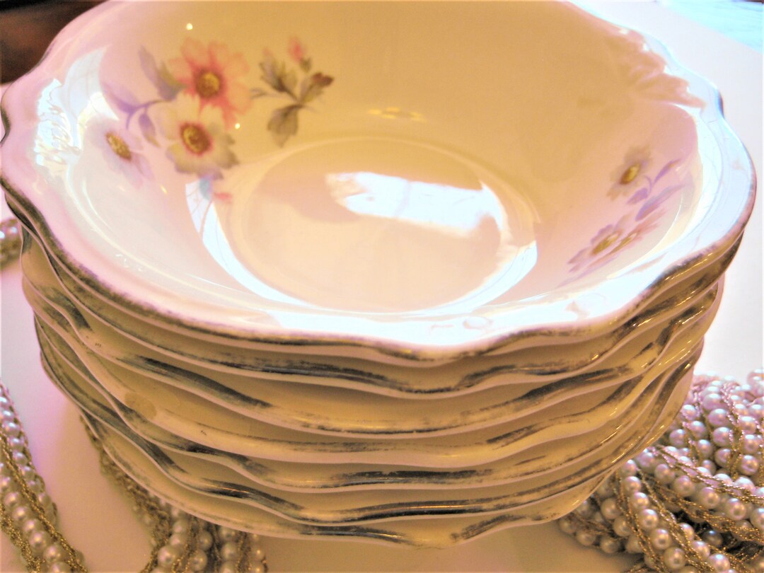 HOMER LAUGHLIN Made in USA Bowls Set of 7 5 Inches Etsy