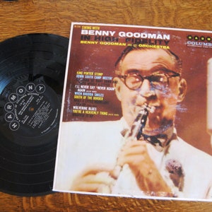 Benny Goodman and His Orchestra, Swing with Benny Goodman, 1959, Vinyl Record, Columbia Records, 33 1/3 RPM, High Fidelity, LP Record HL7190