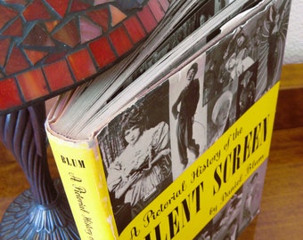 Hardcover Book, Pictorial History of Silent Screen, 1953 First