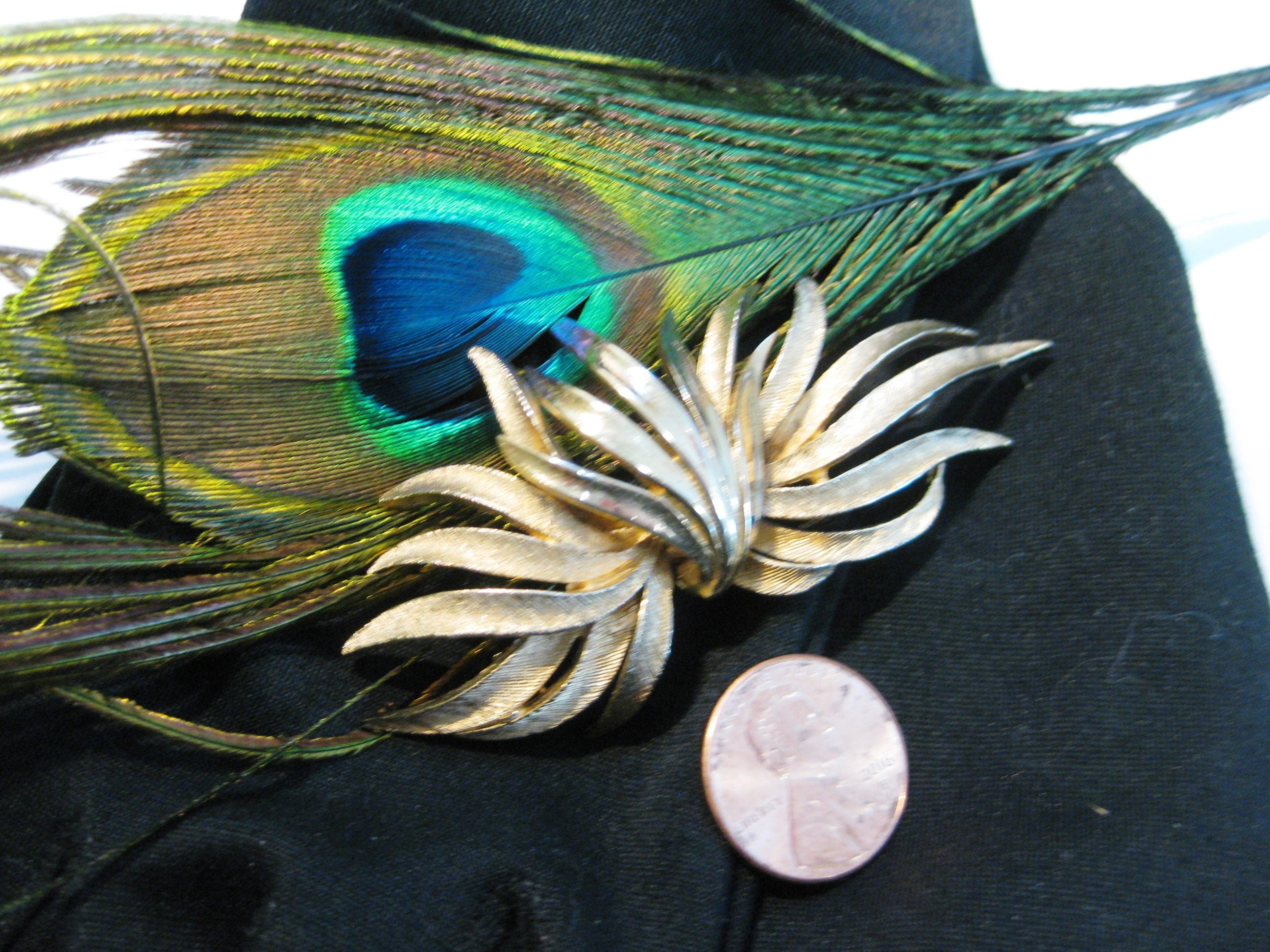 Brooch, Designer Coro, Pegasus Brooch, Gold Tone Metal, Mid