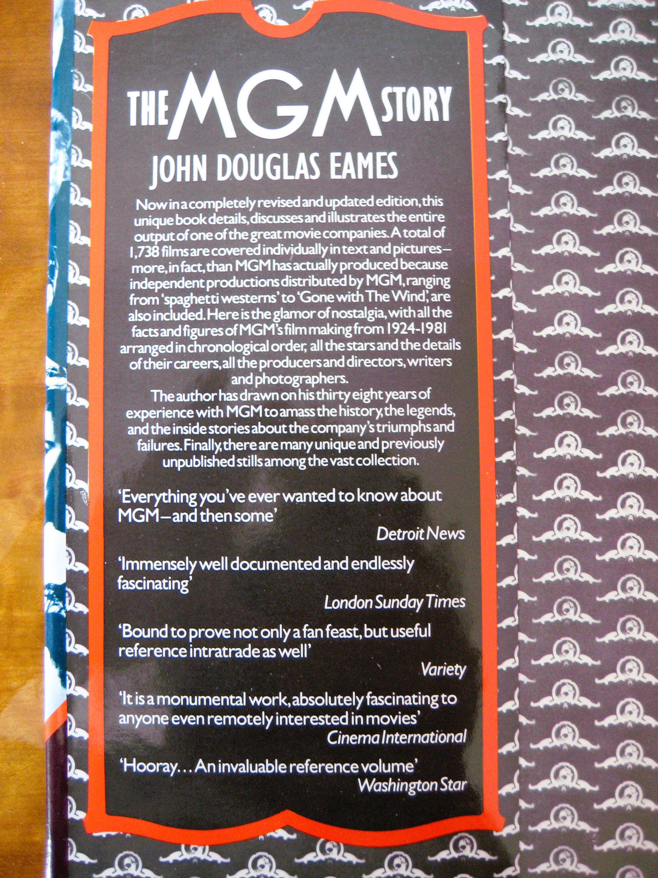 The MGM Story Hardcover Book, 1979 Film History - Etsy