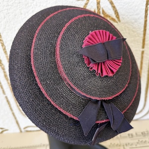 Vintage straw and ribbon‎ \