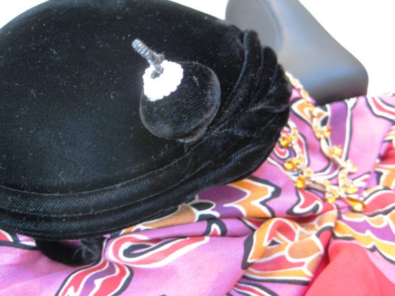 Cocktail Hat, Mad Men Whimsy!!! Modish Vintage Bl… - image 10