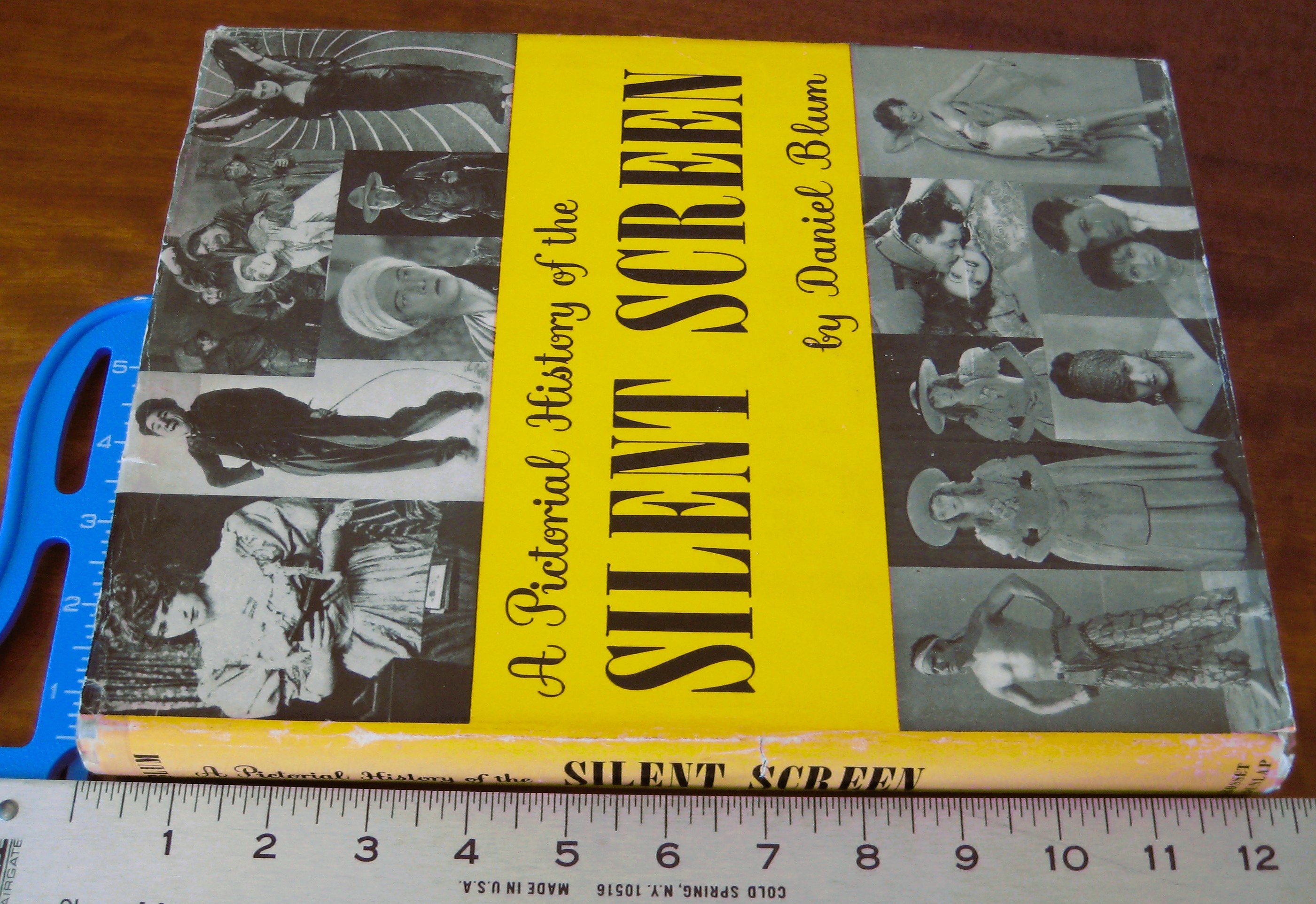 Pictorial History of Silent Screen, 1953 First Edition, Daniel
