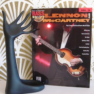 LENNON and McCARTNEY,  Bass Play-Along, Vol. 13,  Sheet Music Book, Enhanced Compact Disc, Eight Songs, 40 Pages, Hal Leonard Publishing