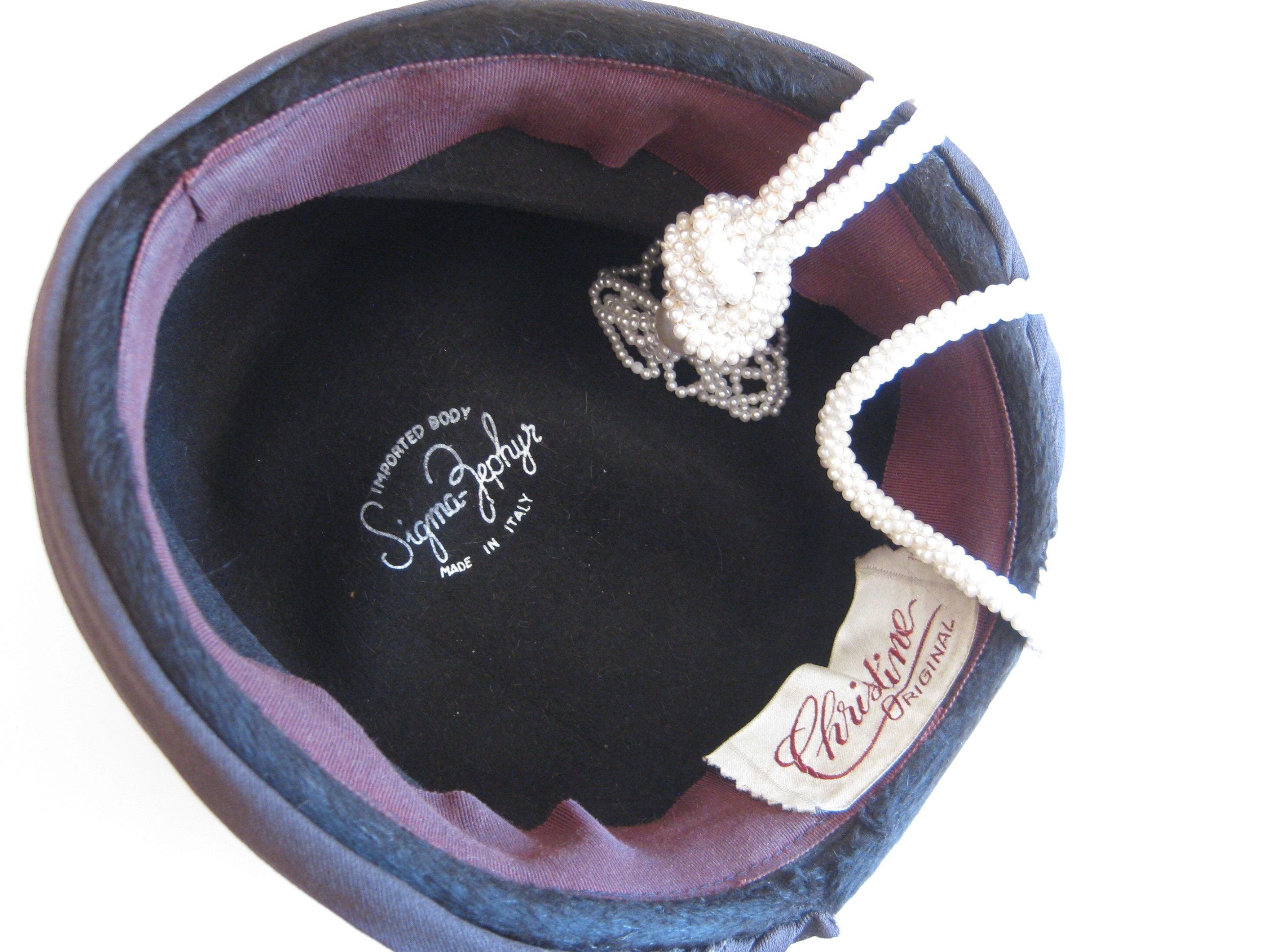 CHRISTINE ORIGINAL, Designer Vintage Hat, Mid-century, Brown-black Fur Material, Jeweled Brooch, Pleated Trim Detailing, Cloche Style - Etsy CHRISTINE ORIGINAL, Designer Vintage Hat, Mid-century, Brown-black Fur Material, Jeweled Brooch, Pleated Trim Detailing, Cloche Style - Etsy
