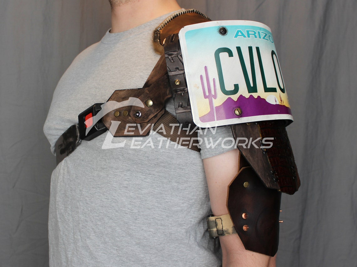 Leather PDF Pattern Shoulder Armor PATTERN DIY Santa Clause Pauldron