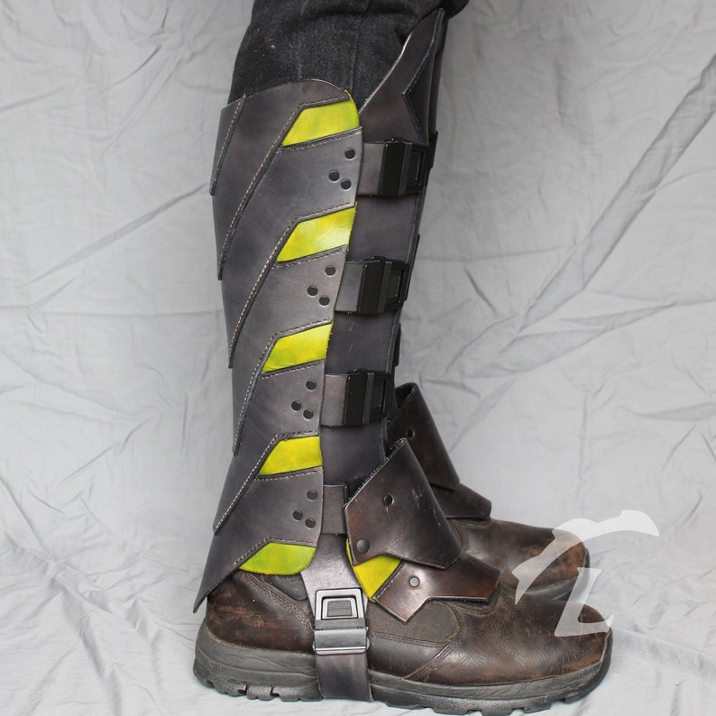 Leather PDF Pattern Gaiters PATTERN Halfchaps Leg Armor Cosplay