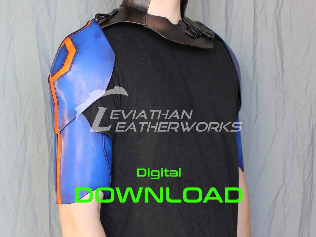 Leather PDF Pattern Pauldron PATTERN Shoulder Armor Cosplay Pattern Leather PDF Pattern Pauldron PATTERN Shoulder Armor Cosplay Pattern