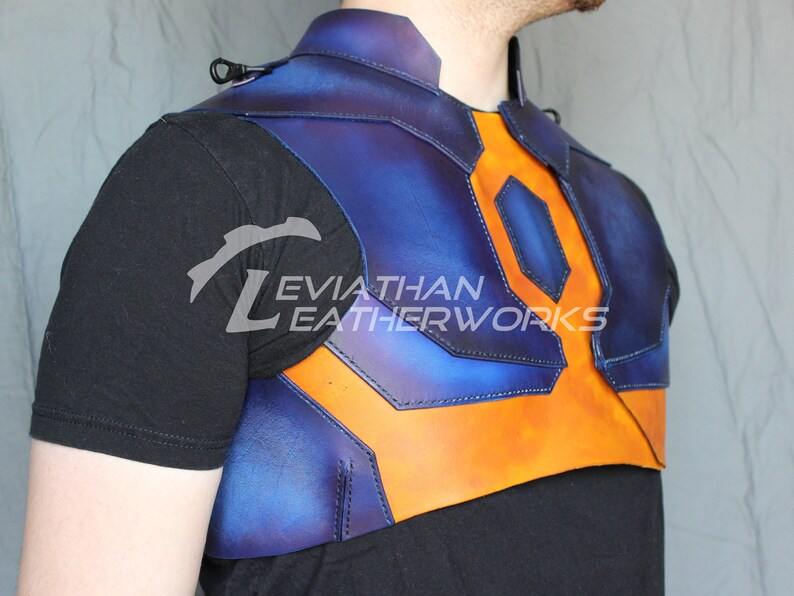 Armor Vest male Bodytype PATTERN Halfcuirass Costume Etsy
