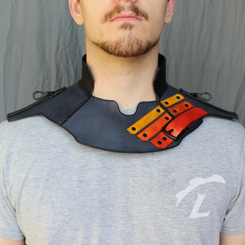 Leather PDF Pattern PATTERN Shoulder Armor Cosplay Etsy