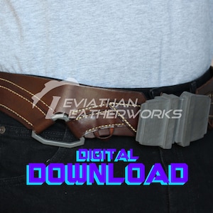 Star Lord Belt Leather PDF Pattern: Galactic Guardian Cosplay (Digital Download)