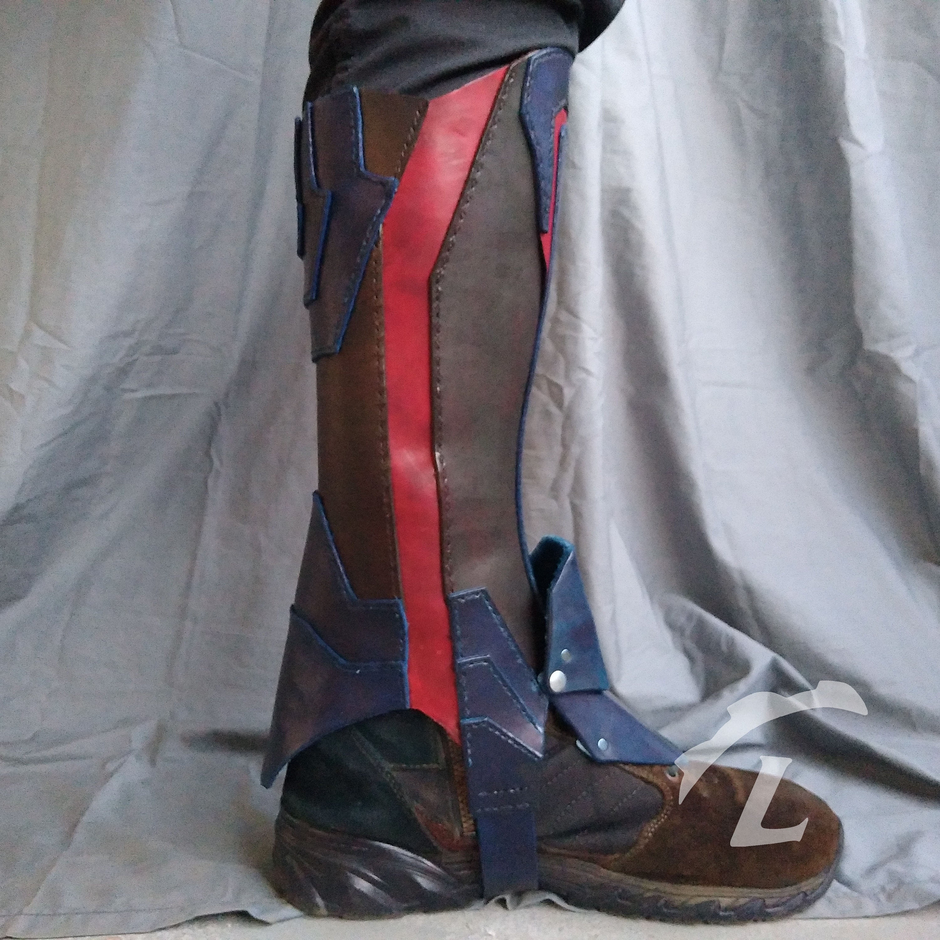Leather PDF Pattern Gaiter PATTERN Gaiters Cosplay Pattern Etsy