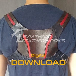 Leather Shield Harness Pattern: Sci-Fi Cosplay Template (PDF Pattern)