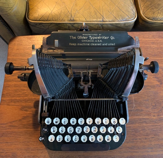 Antique Oliver No3 Typewriter: Working Home Office Decor - Etsy