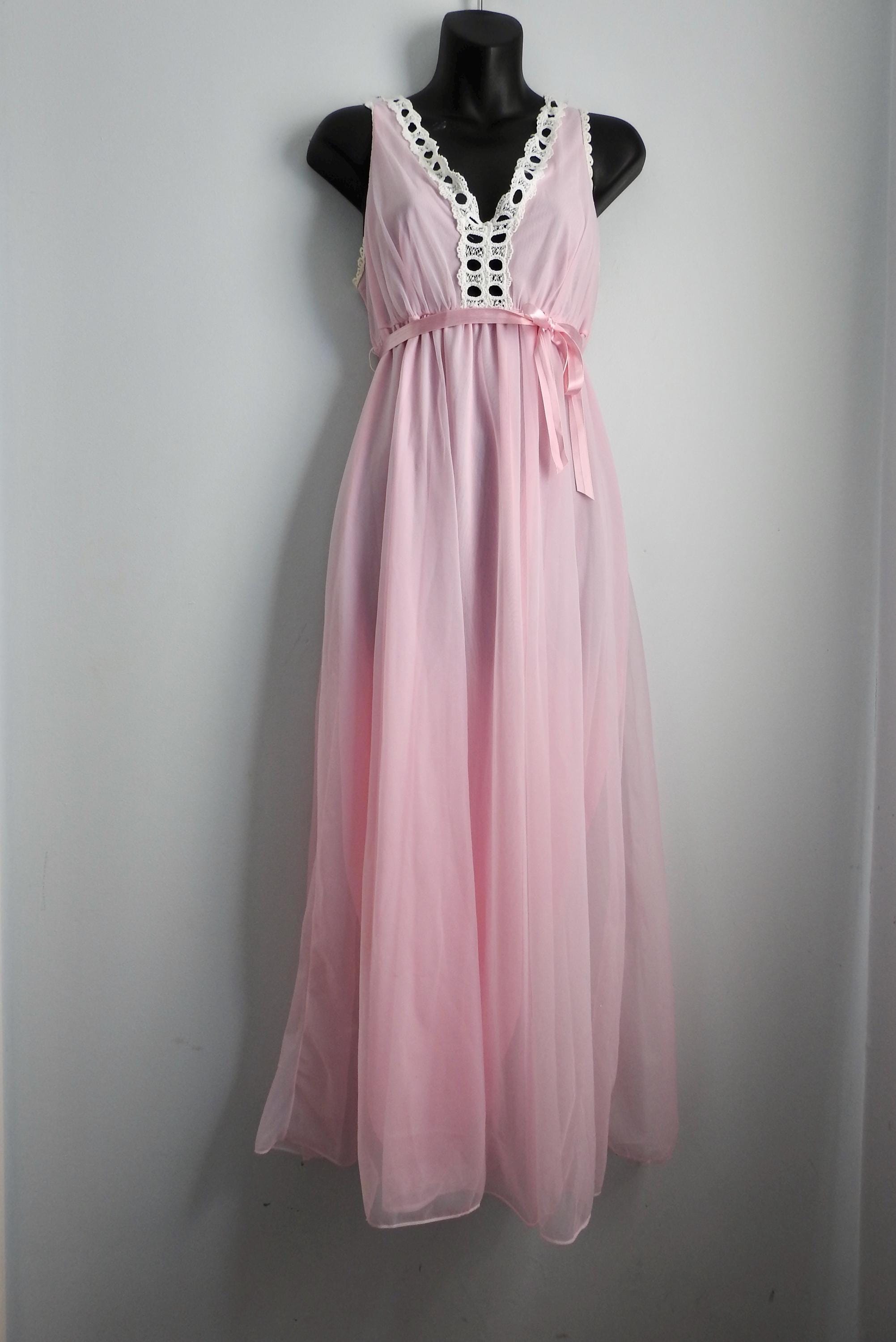 熱販売 Vintage Piece 2 Chiffon Nylon Pink Soft Lee Lov' 1960s テーブル用品