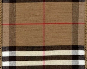 Full Roll Wire Edge Red White LUXE Designer Ribbon:4 X 10yds Faux Dupioni Black Windowpane Plaid Design wPlatinum Trim Overlay Green