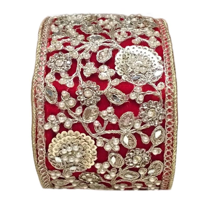 Red Luxe Designer Ribbon - Etsy