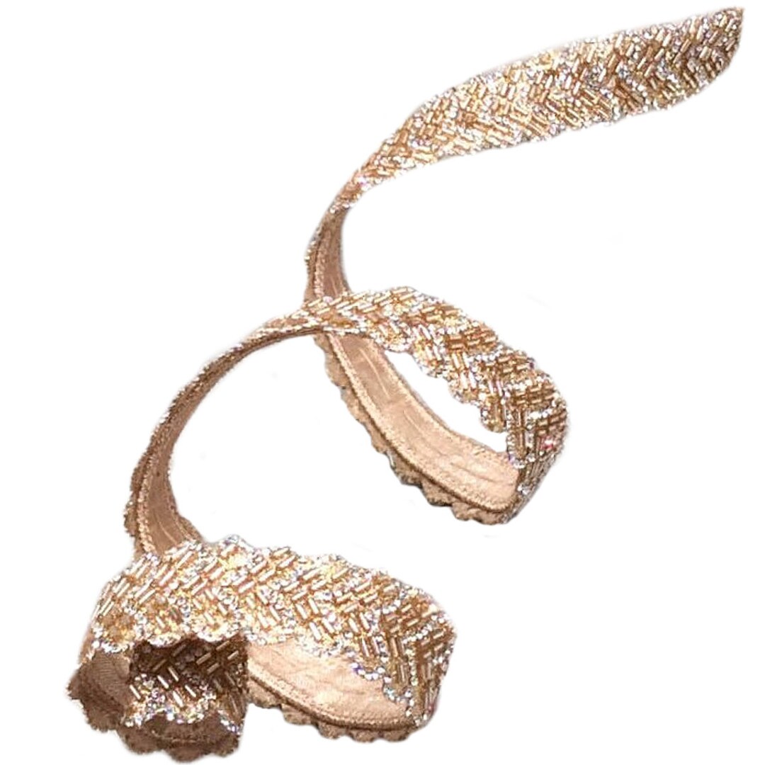 LUXE Designer Ribbon 1 X 5yds Ribbon, Jeweled Trim, Jeweled Ribbon ...