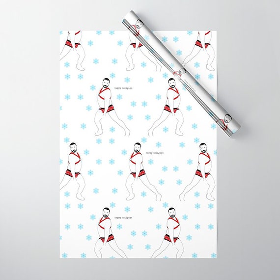 gay wrapping paper