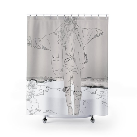 Shower Curtain West Coast Ocean Art Vancouver Artist Etsy
