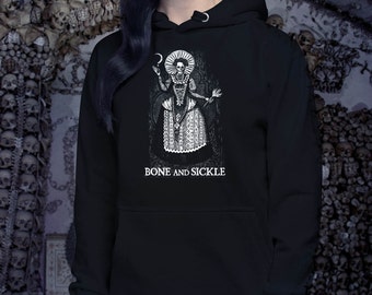 UNISEX HOODIE: Orignal Bone & Sickle Design