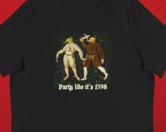 Women's Relaxed Tee, Party like it's 1598 design