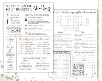 Printable Mad Libs Wedding RSVP Postcard / Fill in the Blank / Funny / Custom / 5.5x4.25 ...